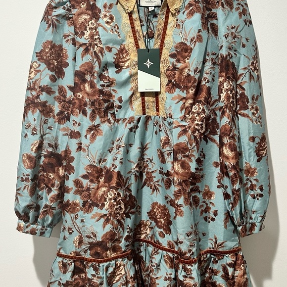 Tuckernuck NEW Robin's Egg Blue Victorian
Drop Waist Palmerston Dress Size M - Picture 5 of 12